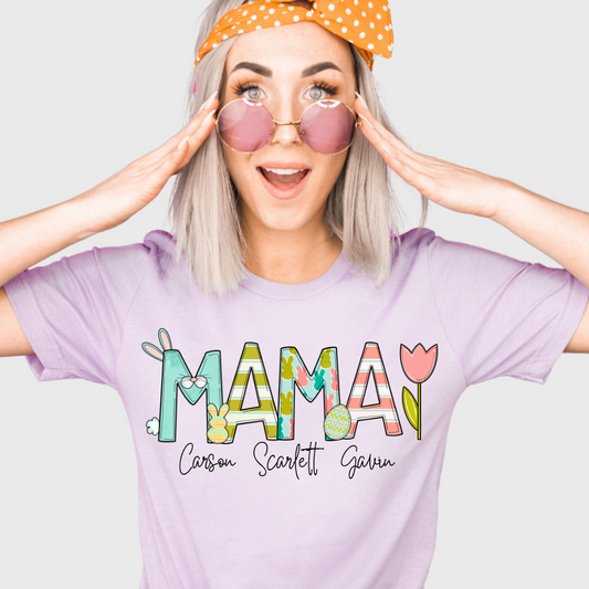 EASTER MAMA PERSONALIZED SHIRT